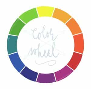 complementary colours in the colour wheel